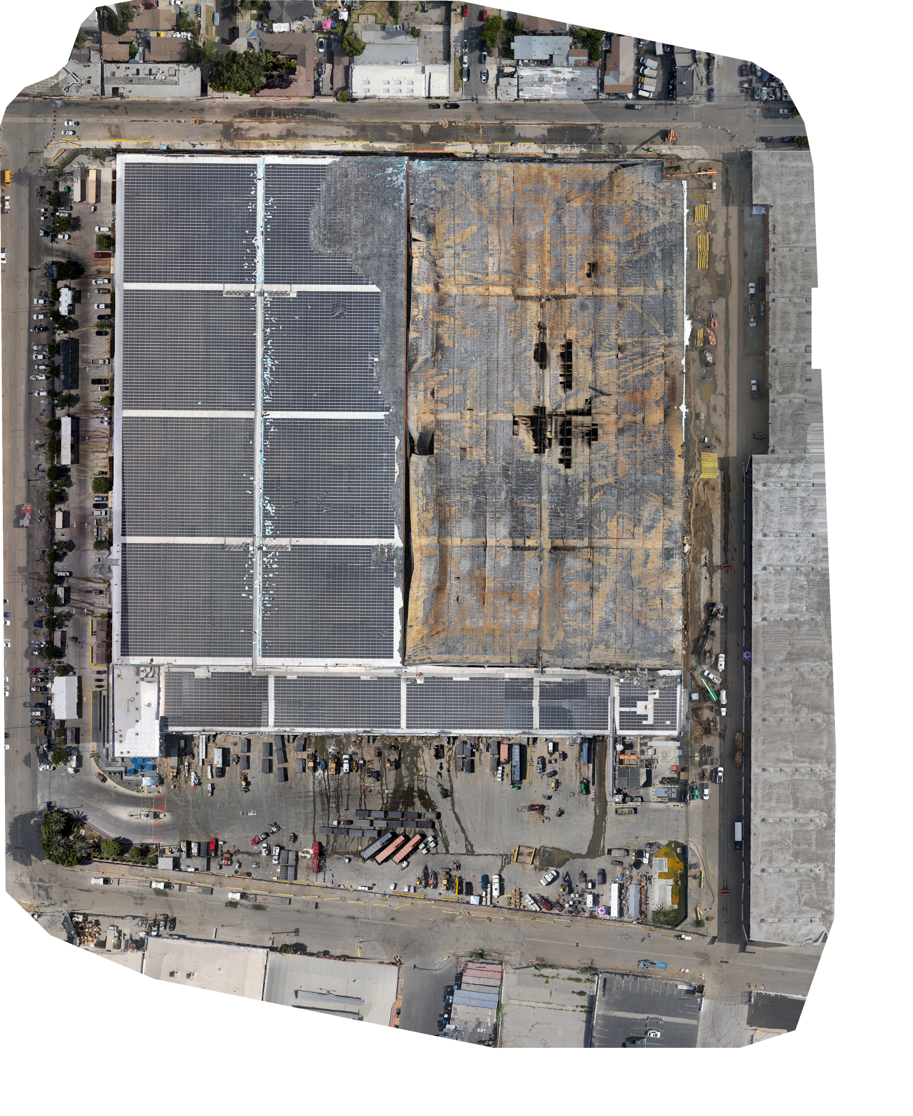 Site orthomosaic